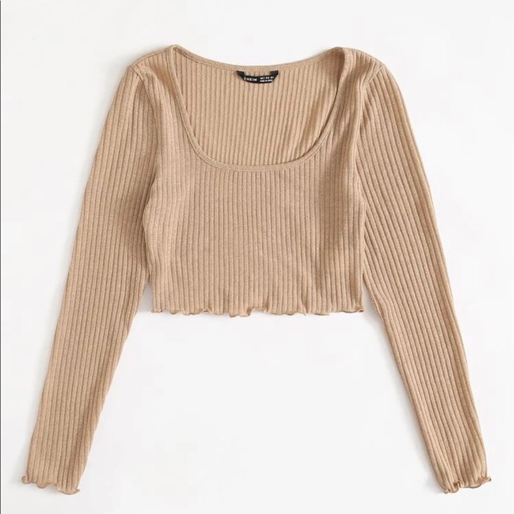 SHEIN CROP TOP FULL SLEEVES